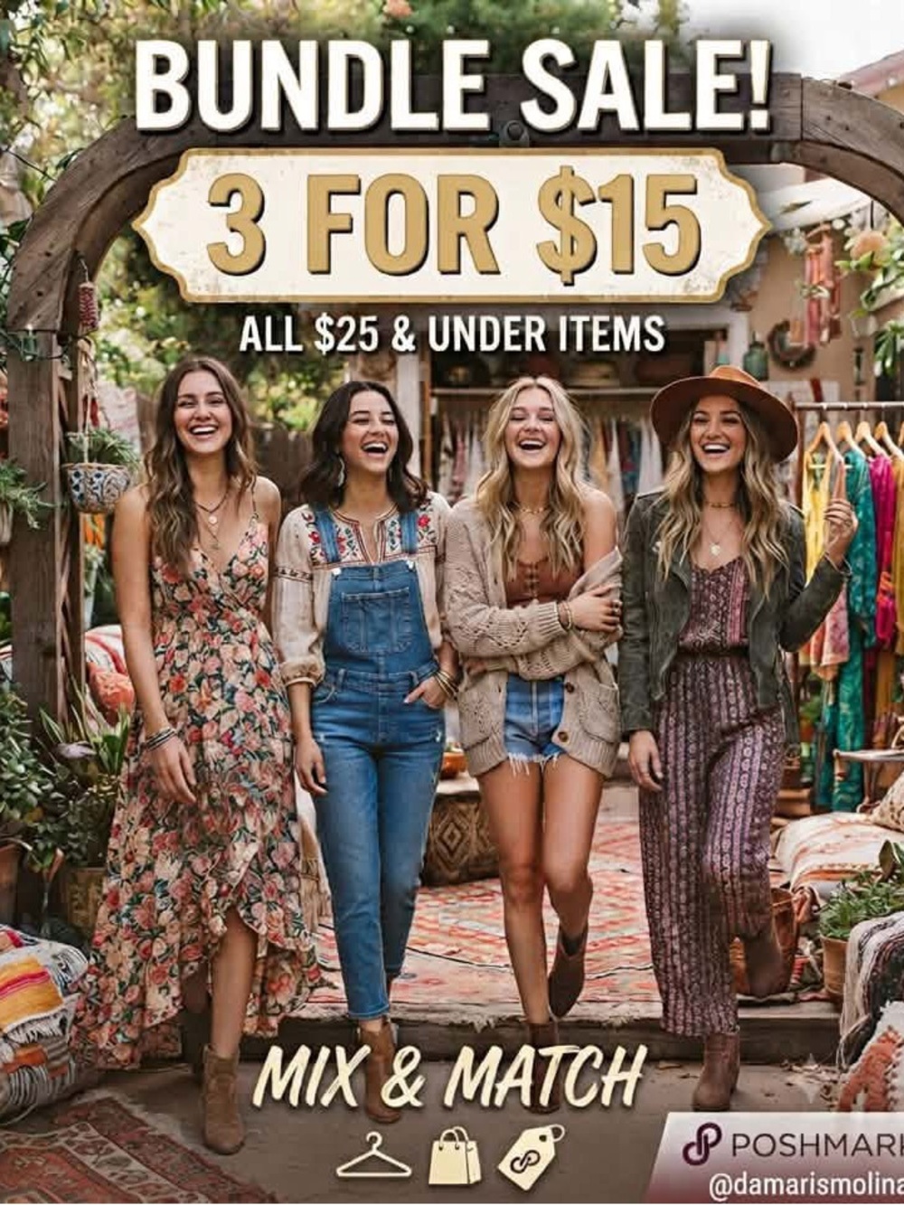 ⁠✦ ⋆ 𖤓 ⋆ ✦⁠ 3 X $15 ⁠✦ ⋆ 𖤓 ⋆ ✦⁠